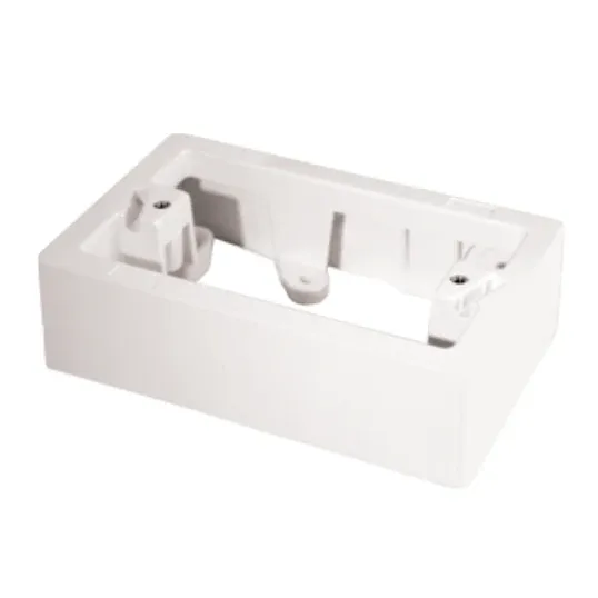 GSME Mounting Flange Deep Standard 1 Gang D41mm White | HYMF