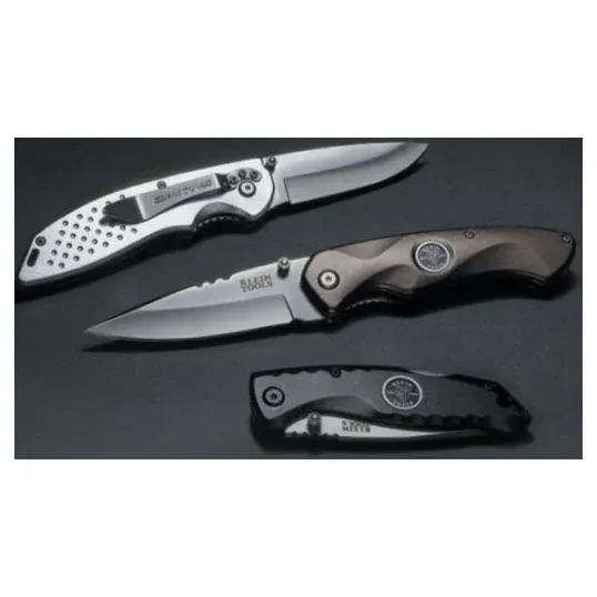 Klein Electrician Pocket Knife with Wire Stripper Drop Point Liner Lock 20.2cm | A-44201