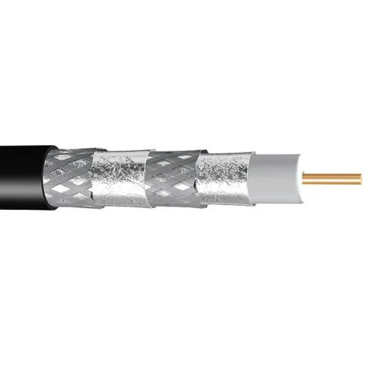 Matchmaster Digimatch RG6 Coaxial Cable Quad Shield 1.02mm PVC Black 305M | 06MM-E6Q