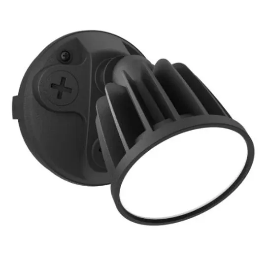 SAL LED Spot Floodlight w/Integral LED Driver Adjustable 1x15W 240V Warm White 1300lm Aluminium 60000hr IP65 Black 112mm | SE7080/1TC/BK
