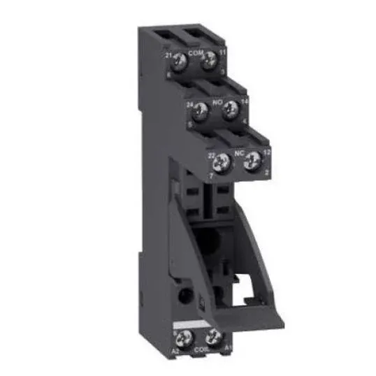 Schneider Relay Socket Separate Contact 2CO 5A 250/300V IP20 w/Clamp | RGZE1S48M