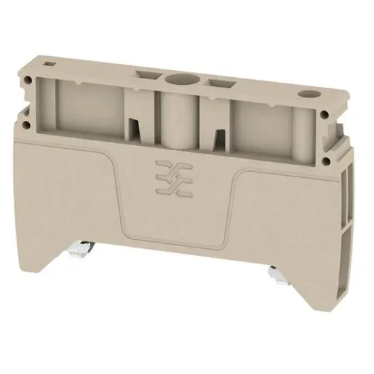 Weidmuller A-Series End Bracket AEB 35 SC/1 WEMID GF 30 Dark Beige 8x36x58mm | 1991920000