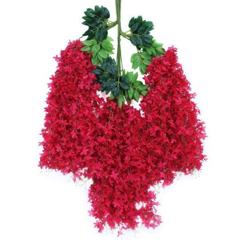 ArtificialLilacWisteria-RoseRed-110CM-12-StemPack