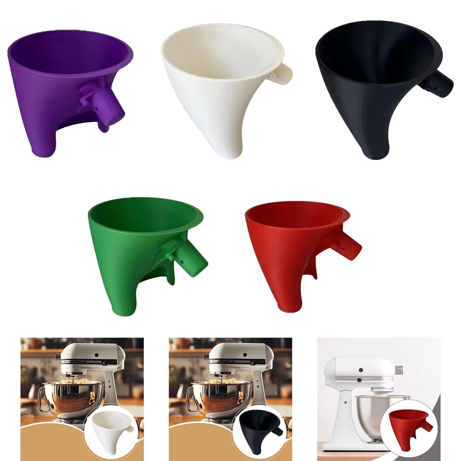 Flour Hopper Vertical Mixer-White