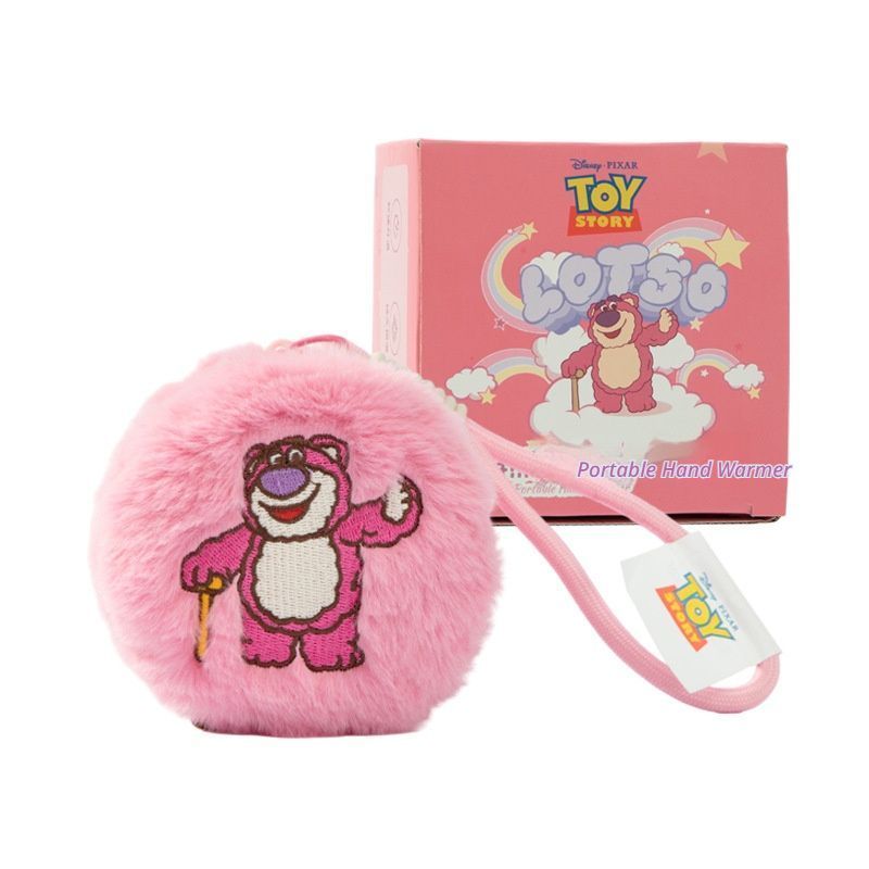Hand Warmer - Pink Strawberry Bear