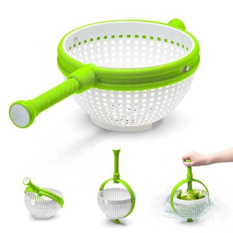 Rotating draining basket-Green