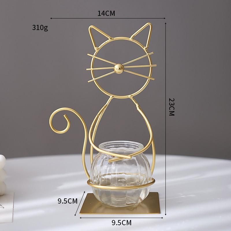 2 Pack Cat Iron Flower Ware-10