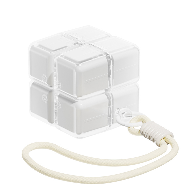 Medicine box - 7-day medicine box - Weekly pill box - Portable pill box for travel - Easy to open - 8 compartments - For storing vitamins and medicines - White