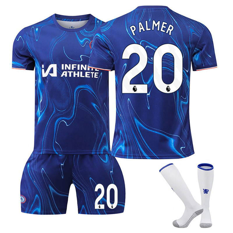Chelsea Home Kids Football Shirt with Socks NO.20 Palmer-WELLNESS 2024-2025 26