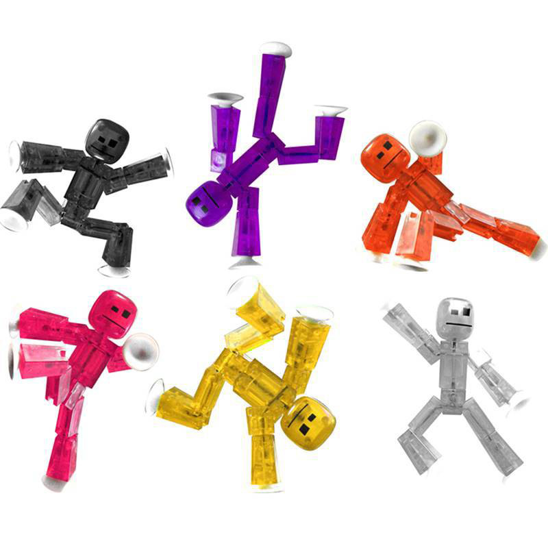 Villains & Guardians - by Stikbot - Stop Motion Action Toy with suction cup.