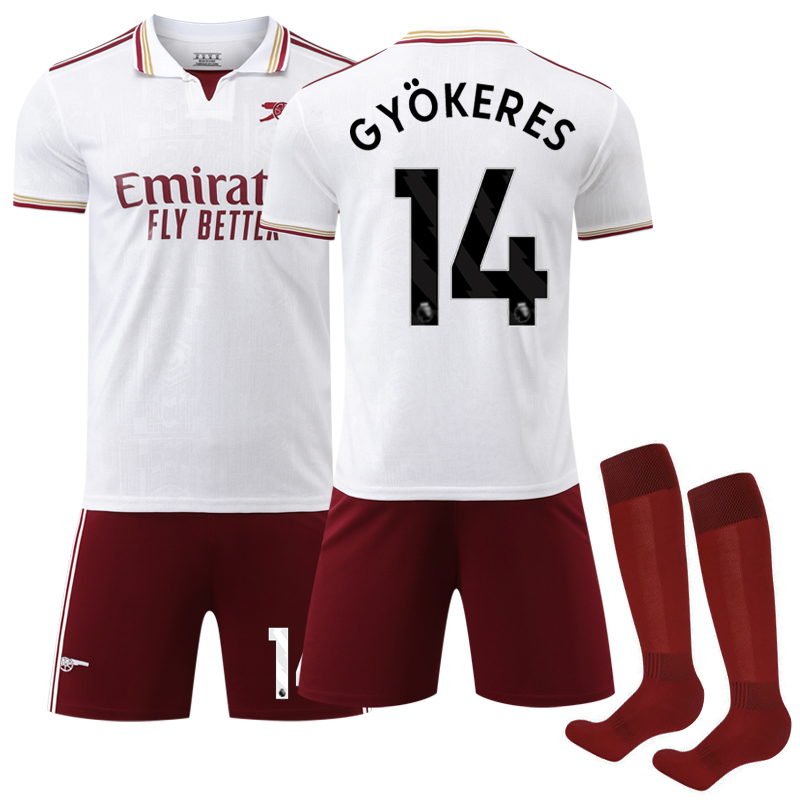 25-26 Arsenal Second Away Kit Kids Adult Football Shirt No.14 Gyökeres Second Aawy Adult XXL