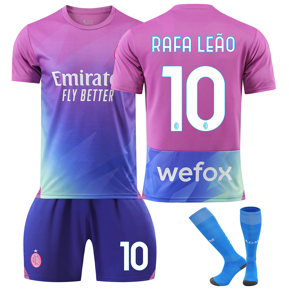 Football uniform 9 Giroux 10 Leo 11 Prisic 19 Teo 2324 AC 2 away NO.10 with socks NO.10 with socks S#165-170cm