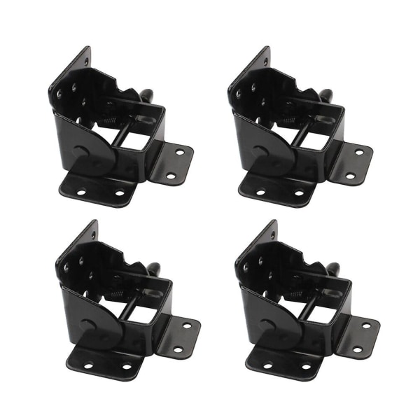 pcs Folding Table Hinge Furniture Leg Hinge Self-Locking Hinge Foldable Support Hinge Black M
