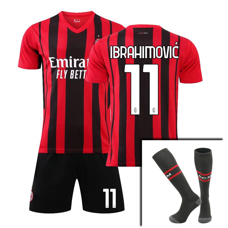 Football Shirt No. 11 Ibrahimovic Football Shirt Costume Adult Shirt CNMR Kids 24(130-140CM)