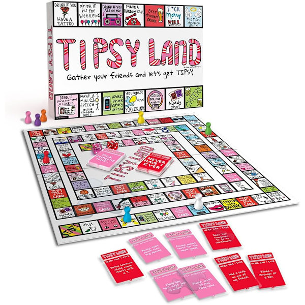 Drinking Games for Adults, Funny Party Interactive Drinking Games with Crush Friend for Christmas, Family Games or All Occasions