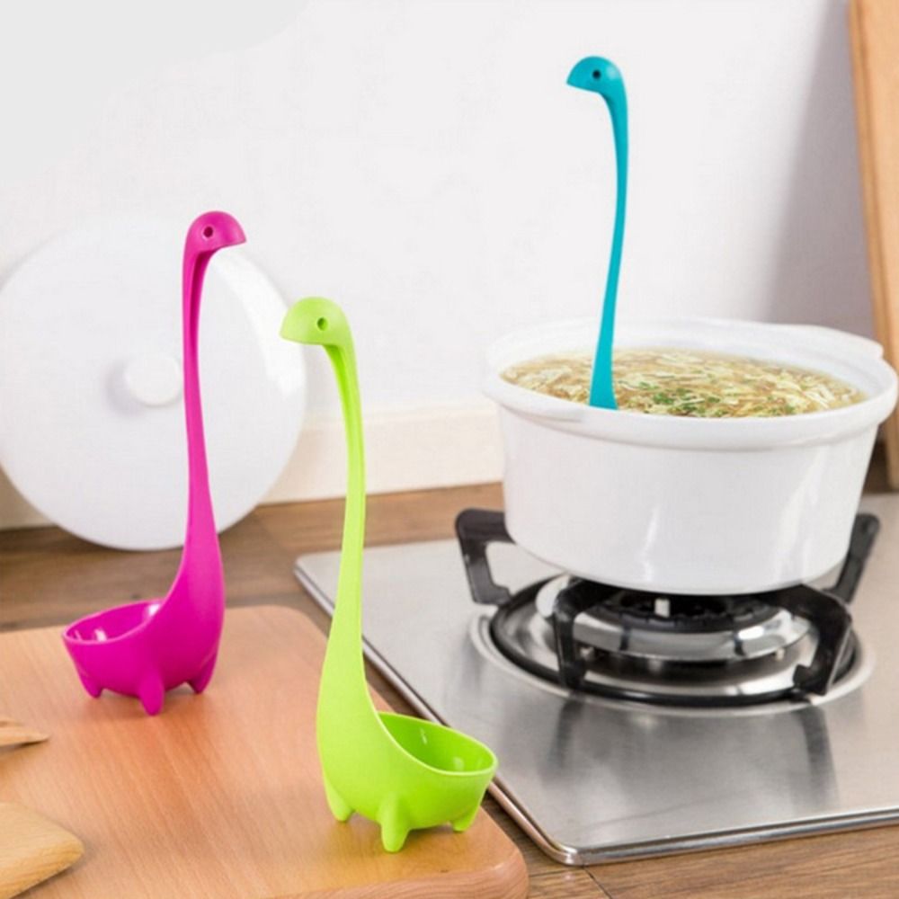 3-Pack Nessie Soup Ladle Loch Ness Design Upright Spoon Home Kitchen Bar Cooking Accessories