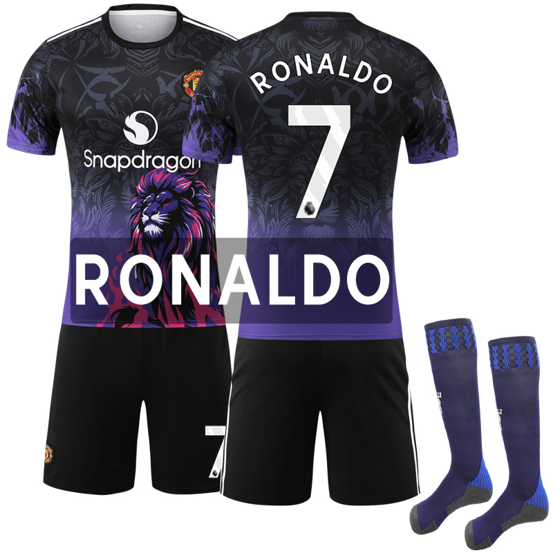 2025-2026 Manchester United Special Edition Kids Adult Football Shirt No.7 Ronaldo XS