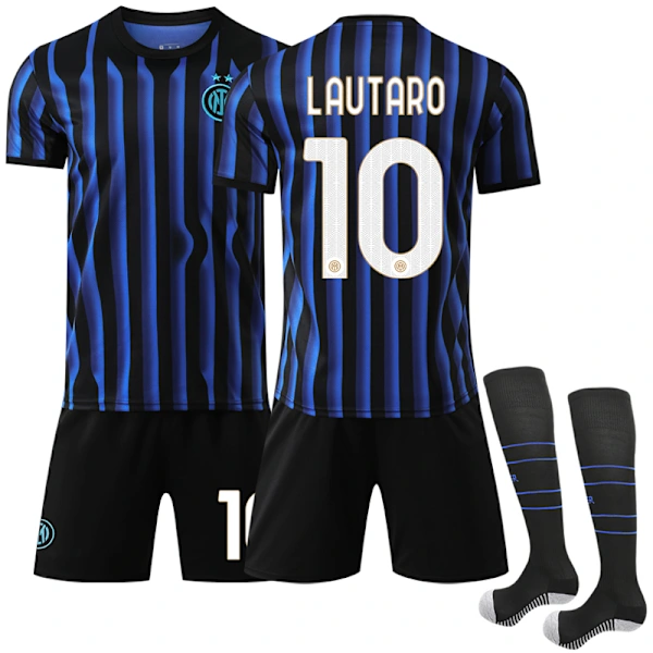 Inter Milan Home Shirt 2025-26 for Kids, Size 10, Lautaro Martinez home XS