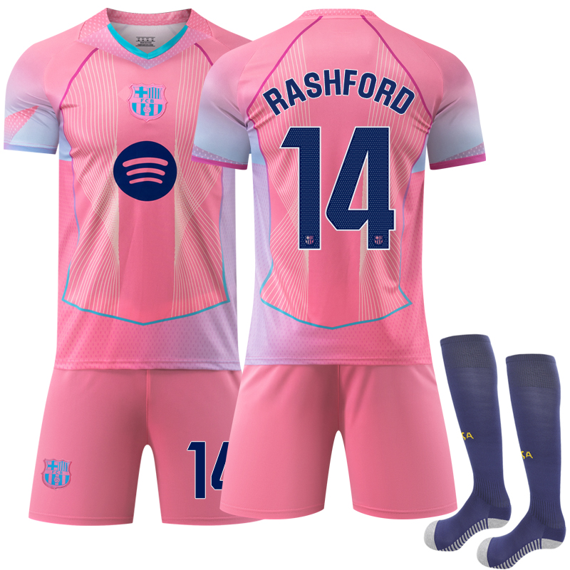 2025-2026 Barcelona Special Edition Football Shirt Kids Adult No.14 RASHFORD 28
