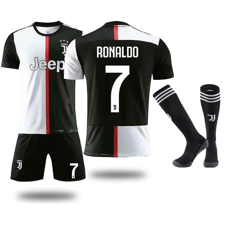 Kids Football Shirt Ronaldo #7 Training Set Sports Football Shirts 28#