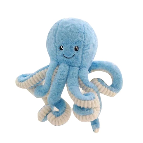 Cute Octopus Stuffed Animal Octopus Plush Doll Toys for Kids Blue 18cm