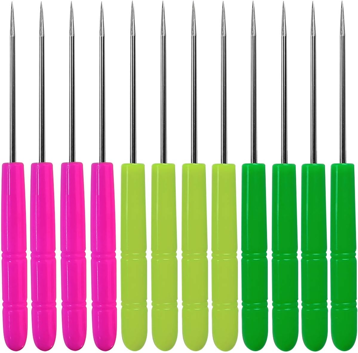 12 Pcs Sugar Stir Needle Scriber Needle Biscuit Icing Pin DIY Baking Pin Stainless Steel Pin Icing Sugarcraft Cake Decorating Needle Tool