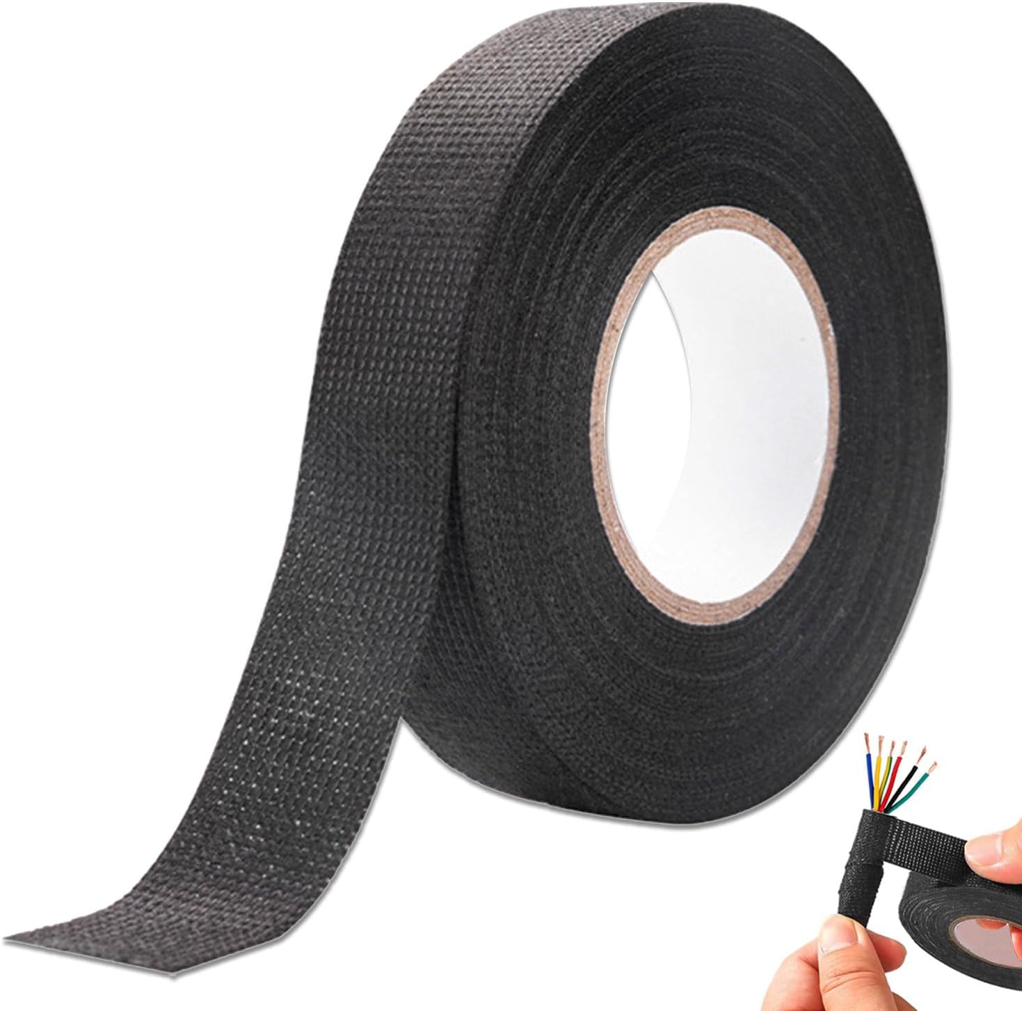 Wire Harness Tape for Electrical Automotive Engine Harness Wrap Protection Noise Damping Cables Fixed 0.59 Inch x 82 FT