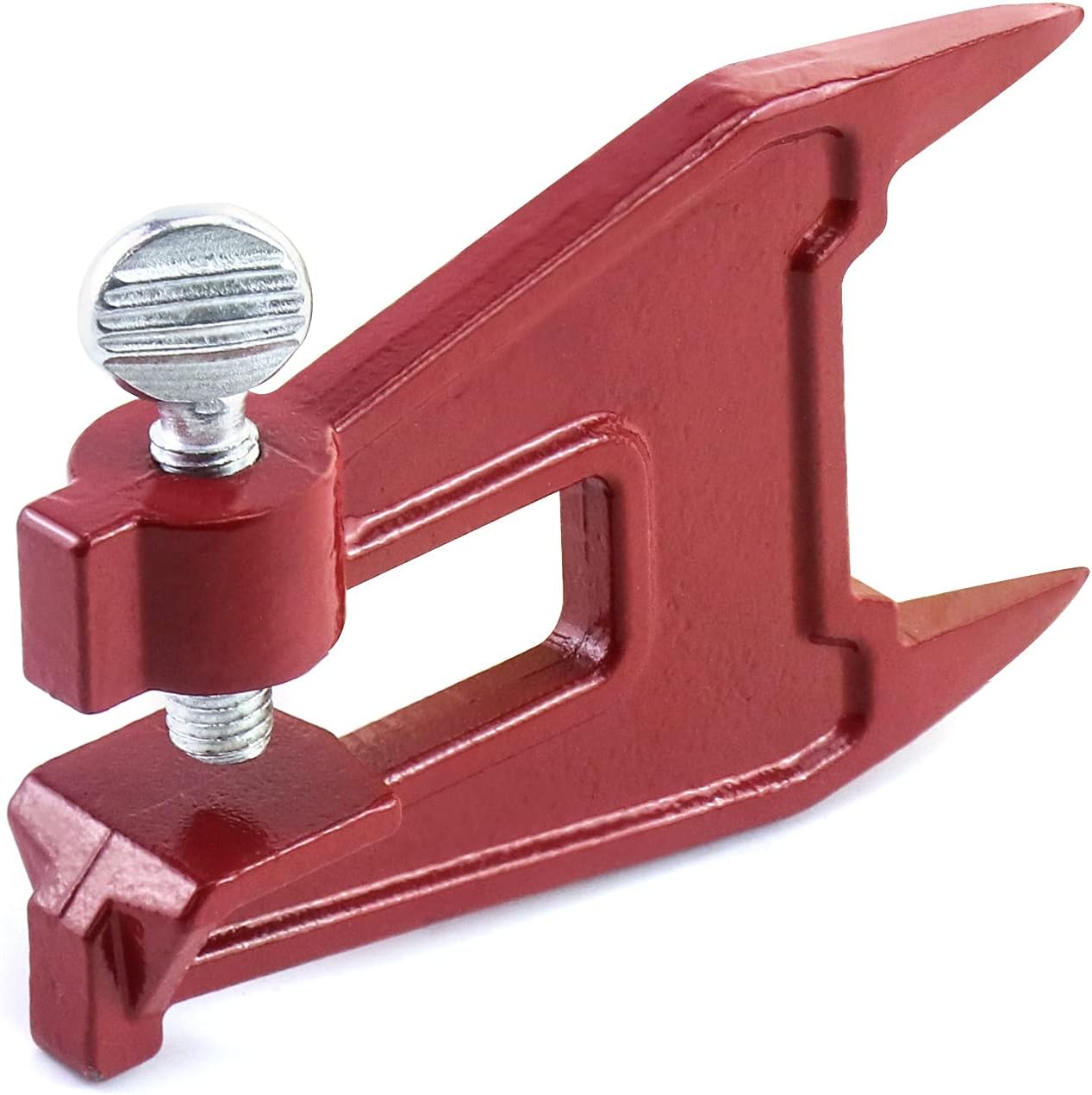Chainsaw Stump Vise, Portable Chainsaw Sharpening Accessory, Chainsaw Filing Vise, for Sharpening Saw Chain, Red