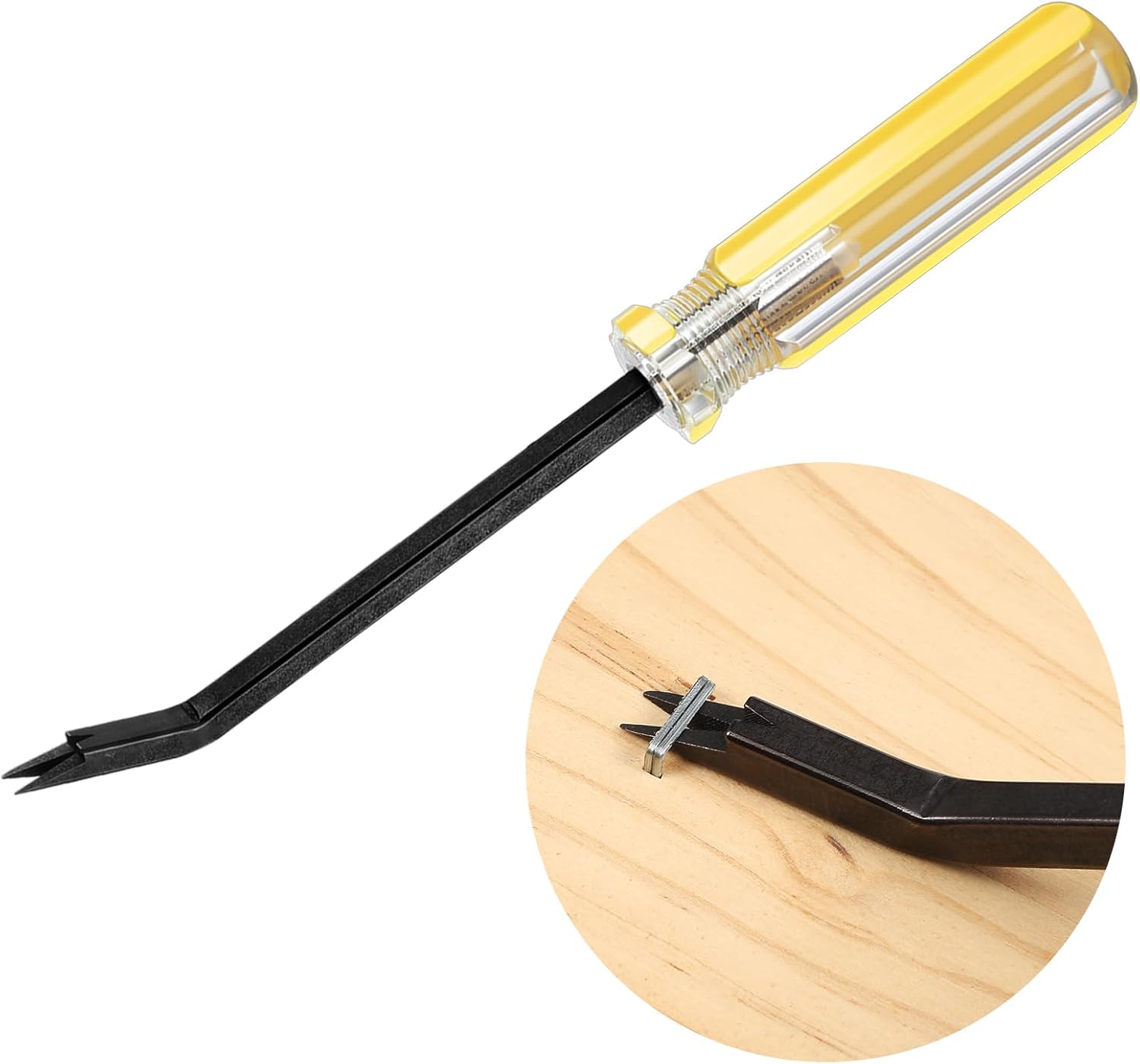 Staple Remover Staple Puller Upholstery Tool Staple Lifter, Staple Remover Tool Heavy Duty Upholstery Nail Tack Remover Tool for Furniture, Carpet, Floor, Wooden Case, Photo Frame
