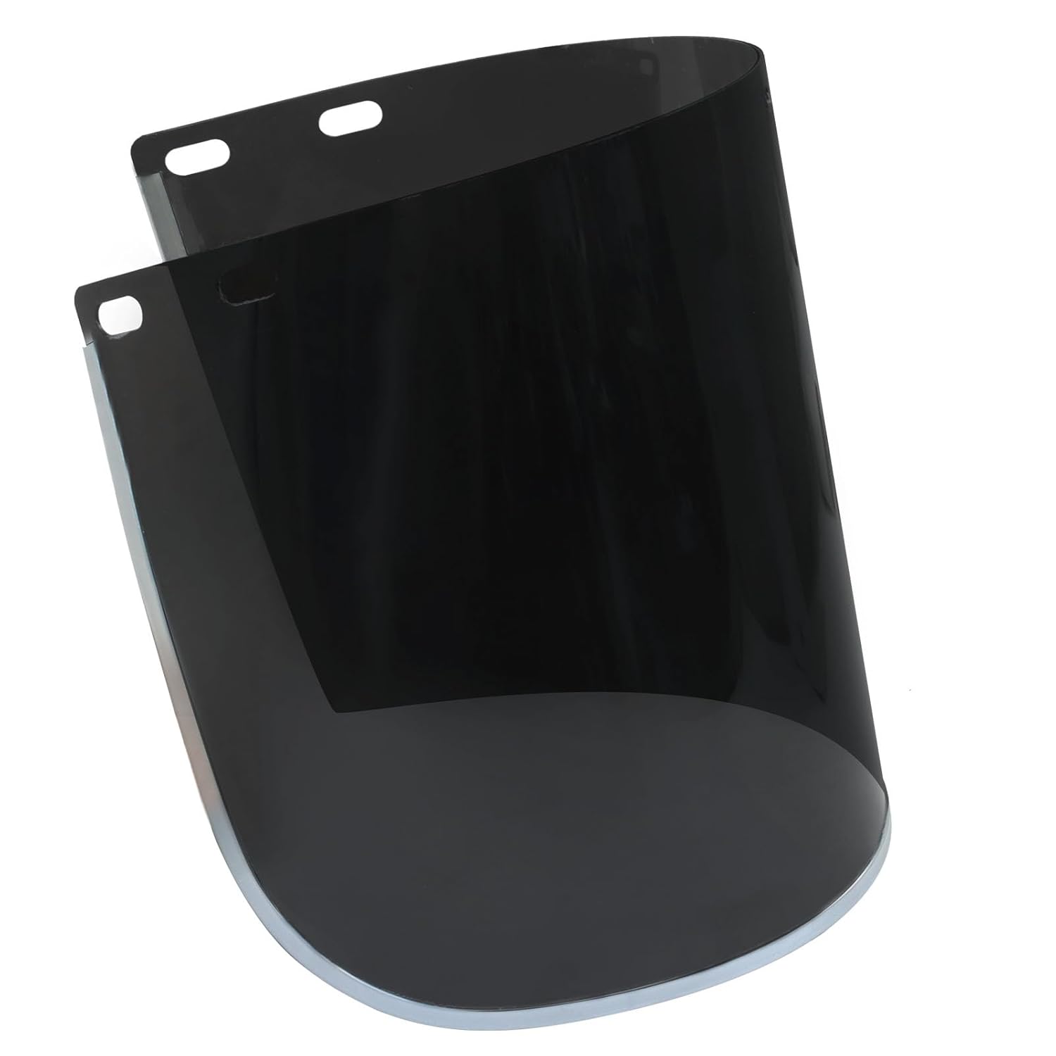 1 Pack Face Shield Replacement Lens, 15.5" x 8" Polycarbonate Protective Safety Visor Replacement, Impact-resistant Face Shield for Welding/Grinding/DIY/Cosplay Helmet (Black)