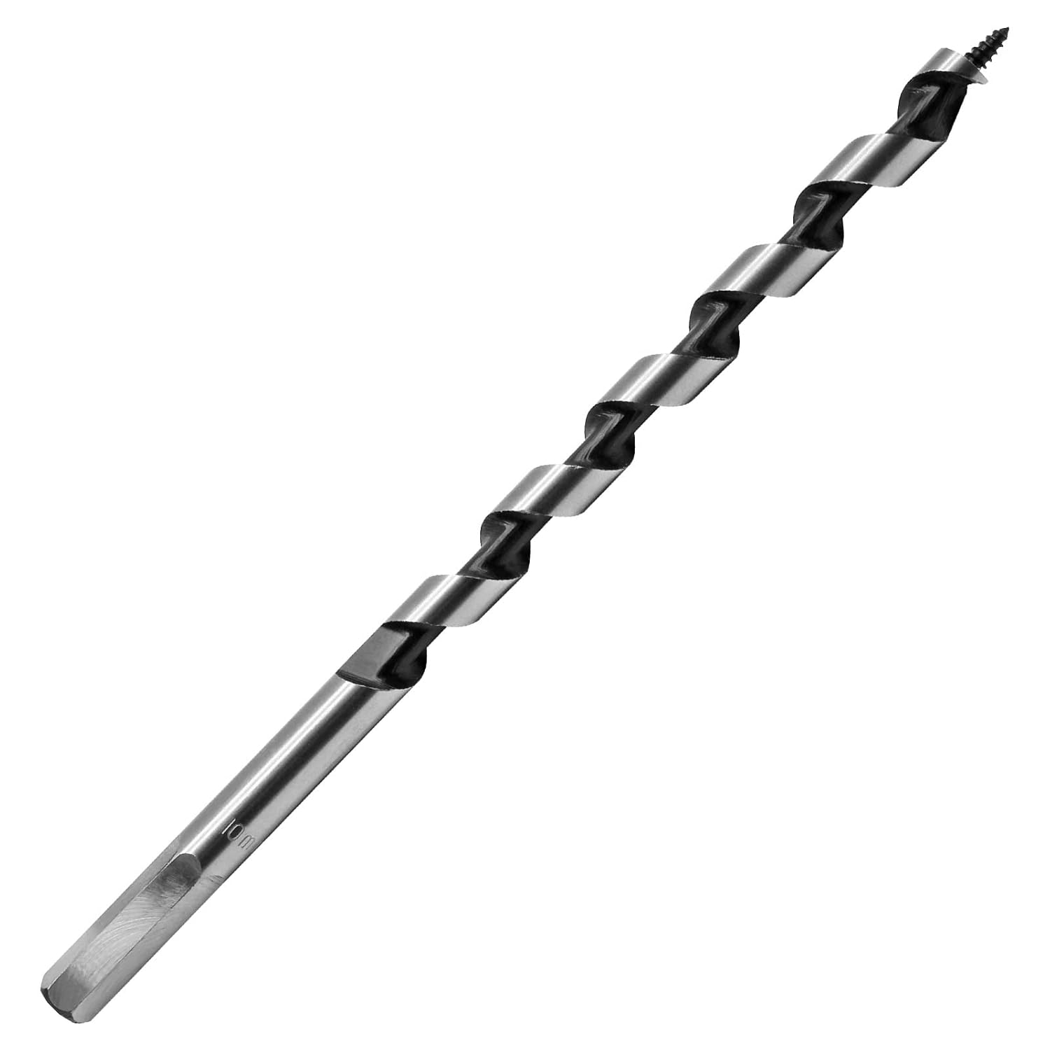 3/8" x 8" Wood Auger Drill Bit with 3/8 Inch Hex Shank Ship Auger Bit, Perfect for Soft & Hard Wood, Plastic, Drywall, PVC