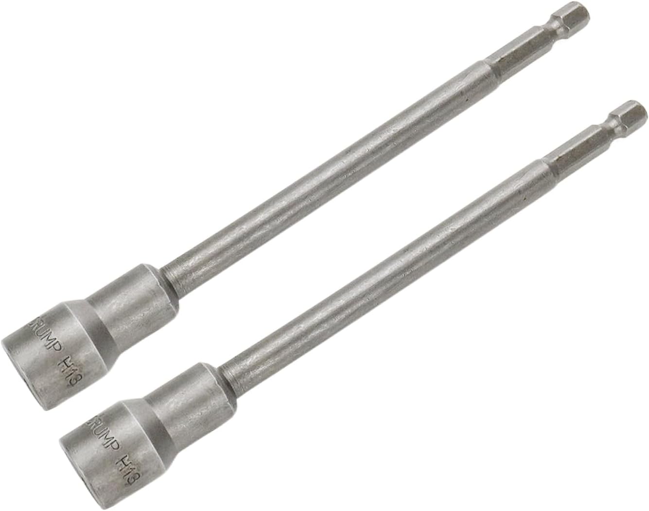 Hex Shank Magnetic Power Nut Driver Bit Set 13mm Hex Socket Extension Long Metric Hex Driver Bits -2pcs
