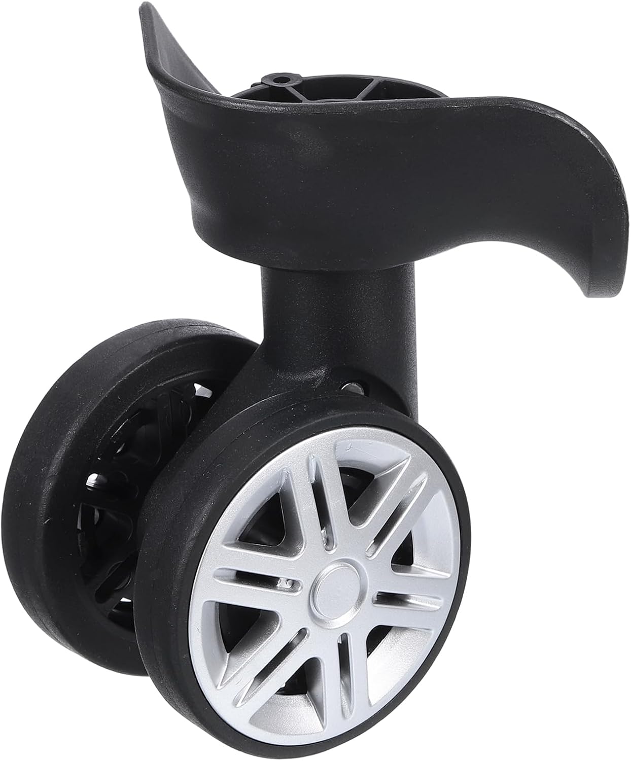 Luggage Wheel Replacement, Suitcase Trolley Wheels DIY Repair, Spinner Wheels Luggage Accessories, Swivel Silent Wheel, Black
