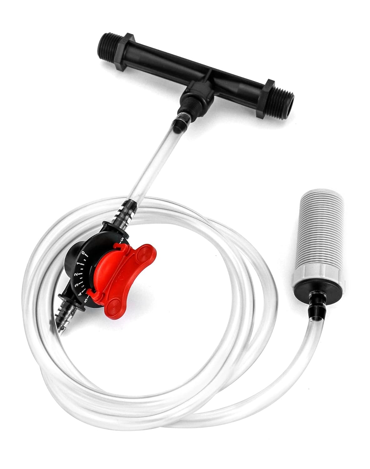 Irrigation Fertilizer Injector Kit, G1/2 Plastic Efficient Mixer Injectors Device Tube Switch Filter for Drip Irrigation Liquid Fertilizer Application
