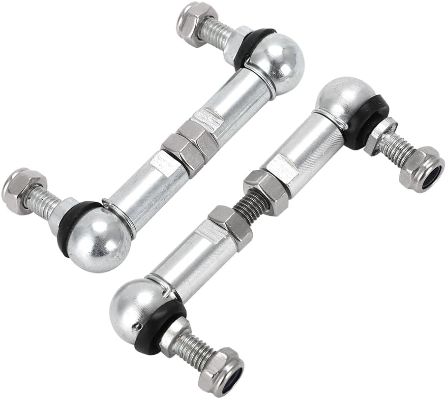 Lowering Link for BMW Touring F11 E61 E39 X5 X6 | for BMW with Rear or Full Air Suspension Adjustable Air Suspension Lowering Link Rod Used to Lower Rear Air suspension Easy to Install (1 Pair)