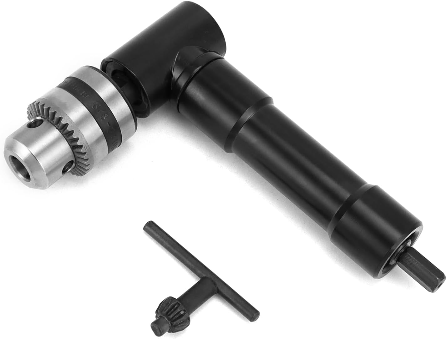 90 Degree Right Angle Drill Attachment Adapter with 8mm Hex Compatibility for Power and Hand Drills