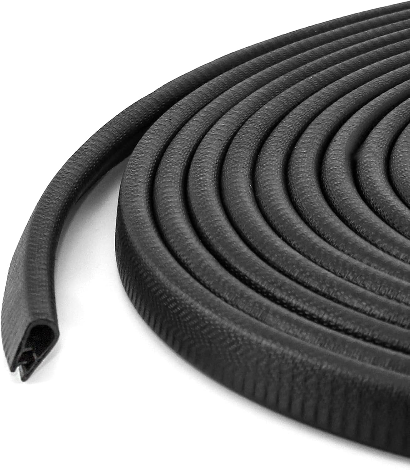 Seal Strip, 40 Feet Edge Trim, EDPM Rubber Seal Trim for Cars, Boats, Trucks, RVs, Fits Edge 1/16" to 1/8"
