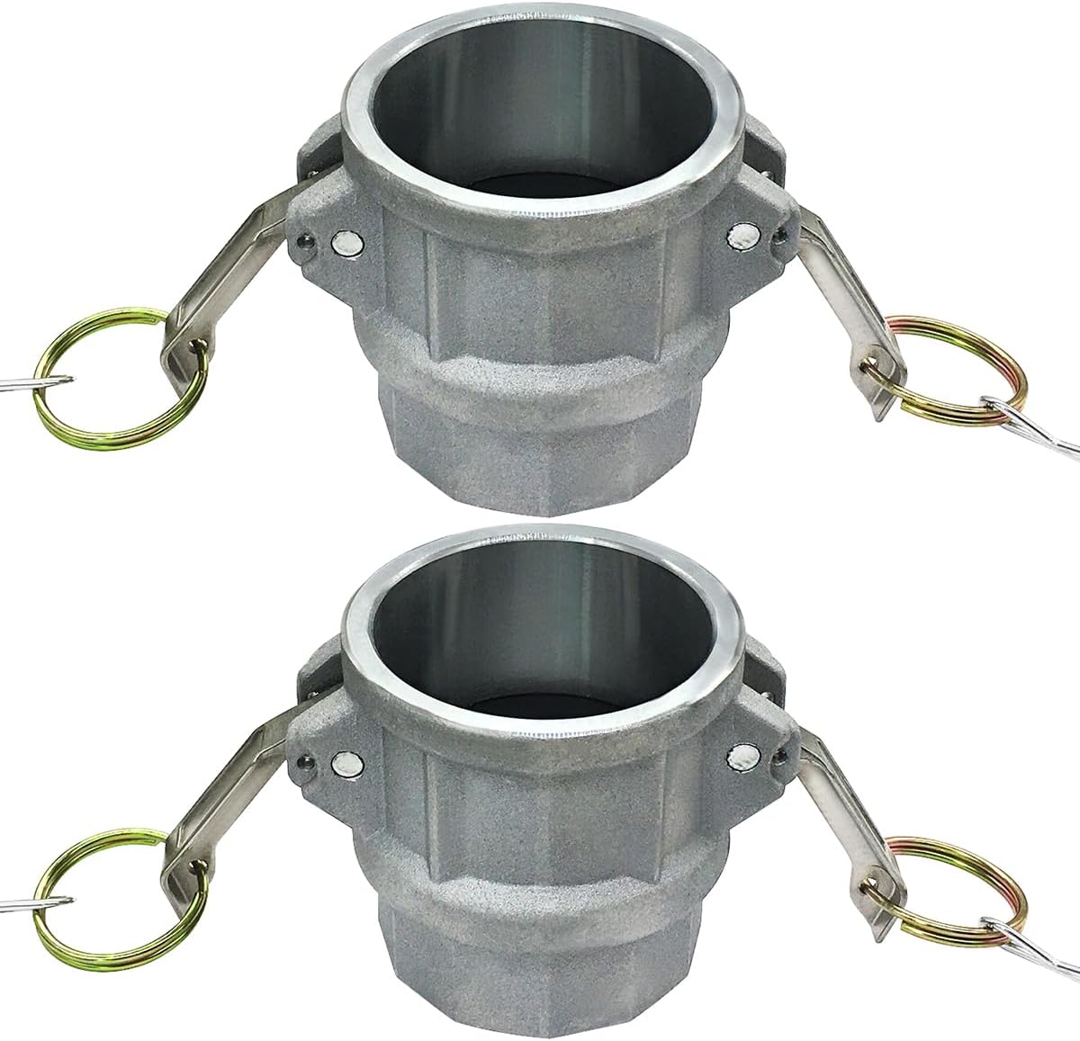 Aluminum Cam Lock Fittings (Part D) Cam and Groove Hose Fitting, 1-1/2" Female Coupler x 1-1/2" Female NPT Threaded Adapter