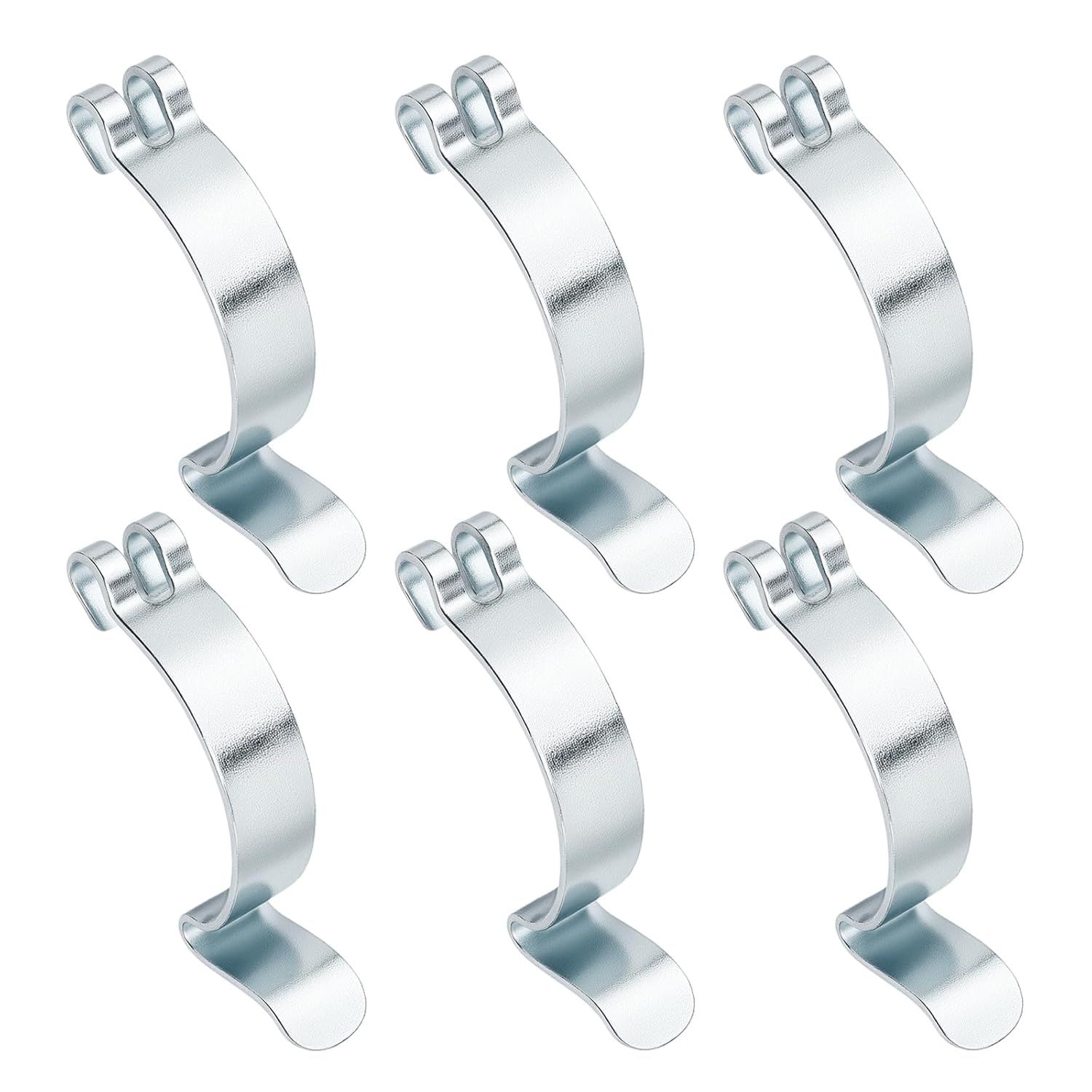Car Air Filter Clips, 6PCS Stainless Steel Air Cleaner Cover Clip for Car, Airing Filter Clean Housing Box Lid Spring Clip Clamp, Universal Airs Cleaning Filters Box Housing Retaining Clipings ﻿