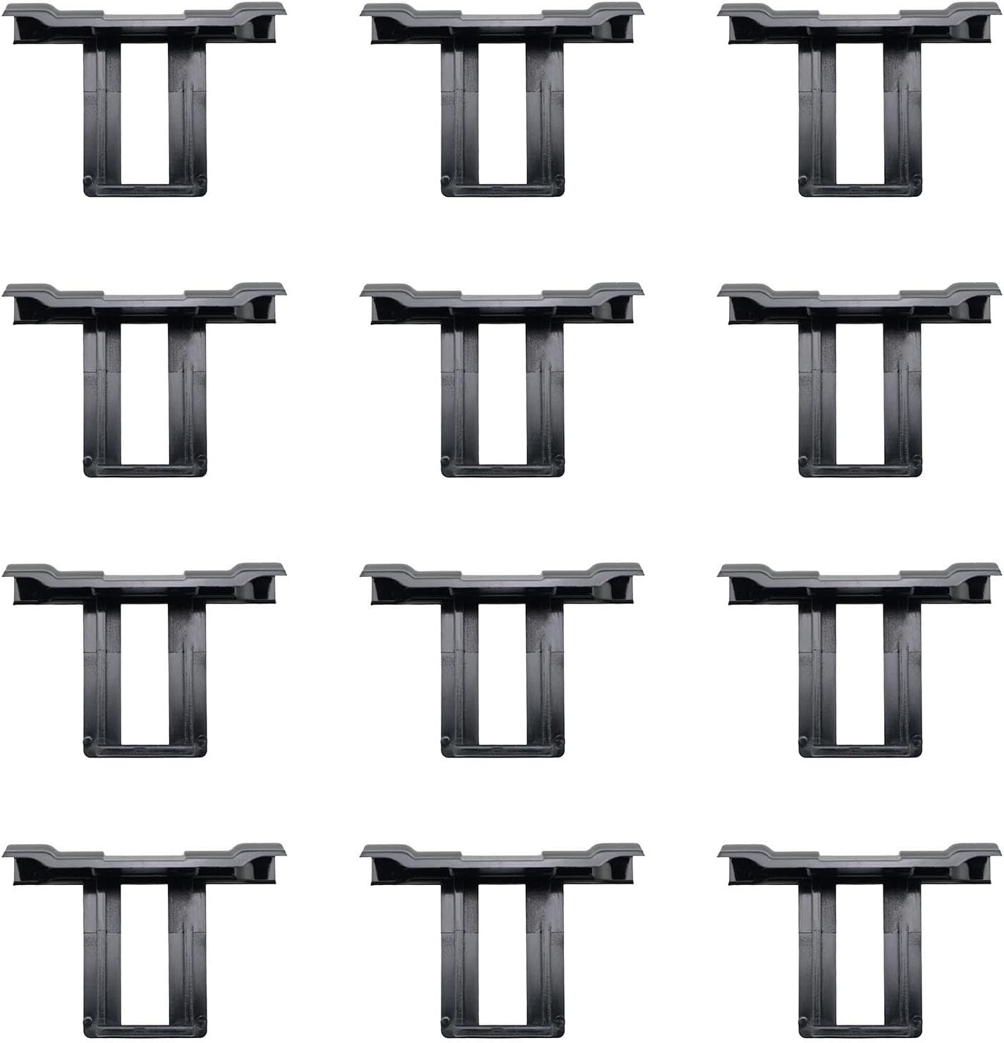 12PCS Plastic Photovoltaic Panel Drainage Clip 40mm Solar Panel Drainage Chute Dust Collector for Commercial Roof Photovoltaic Photovoltaic Carport
