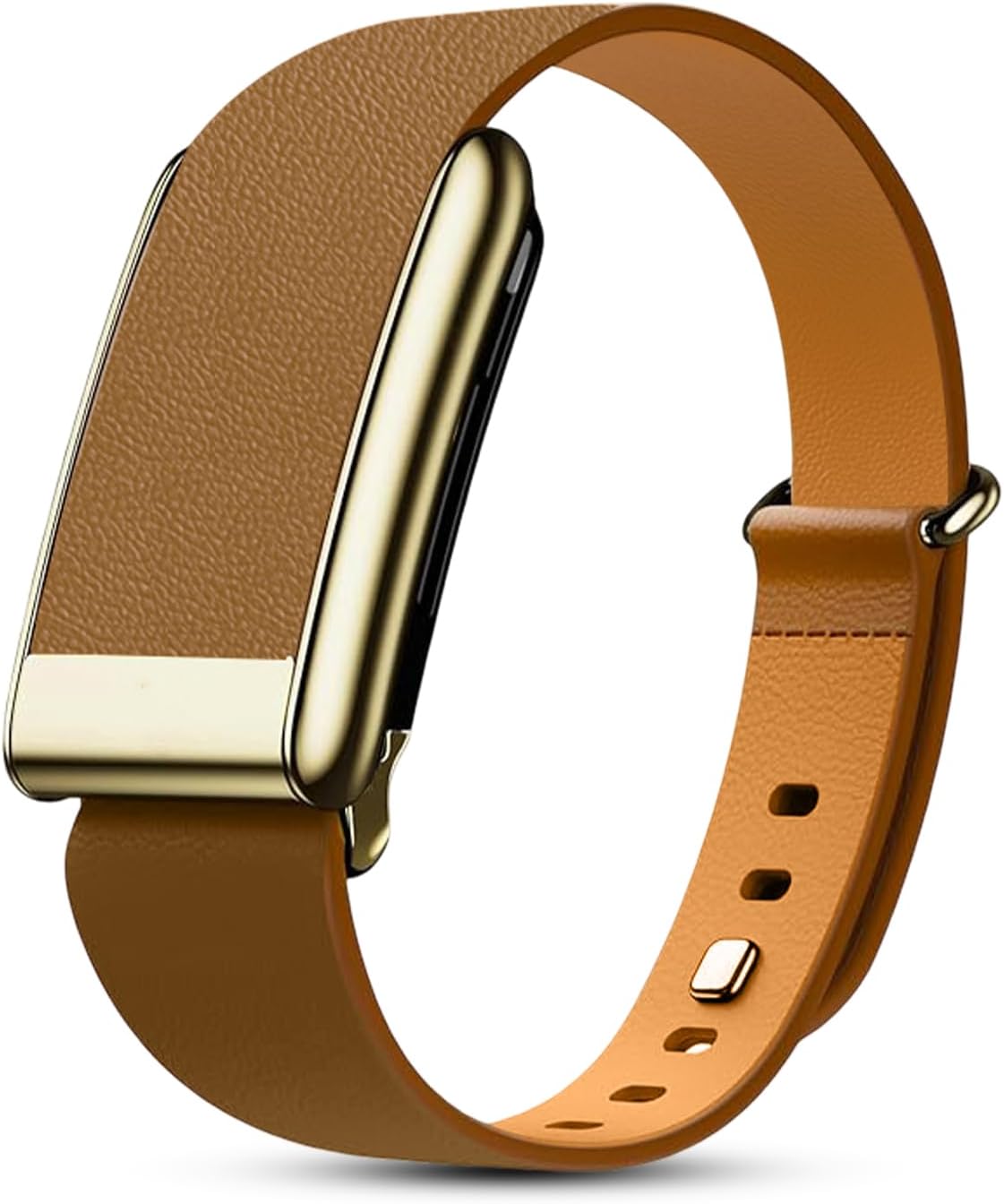 Luxe Tapered Leather Replacement Band Compatible with WHOOP 5.0, One, Peak, and Life Fitness Tracker – Durable & Comfortable | Not for Whoop Gen 4
