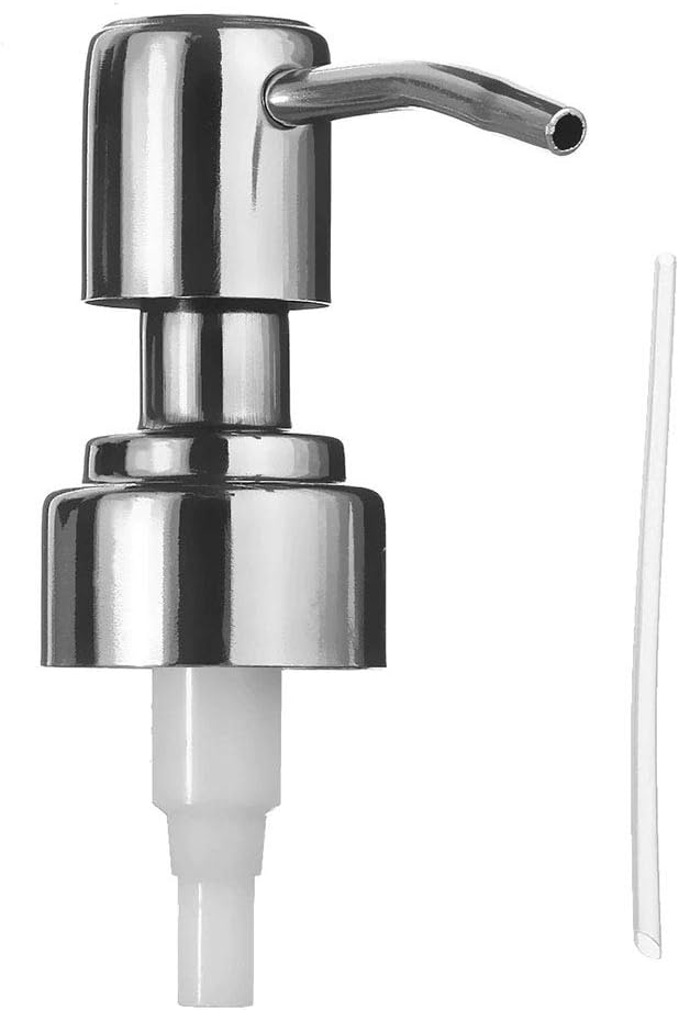 Replacement Pump Stainless Steel Soap and Lotion Dispenser Pump Dispenser Replace Head Apply to 26mm-27.4mm Diameter