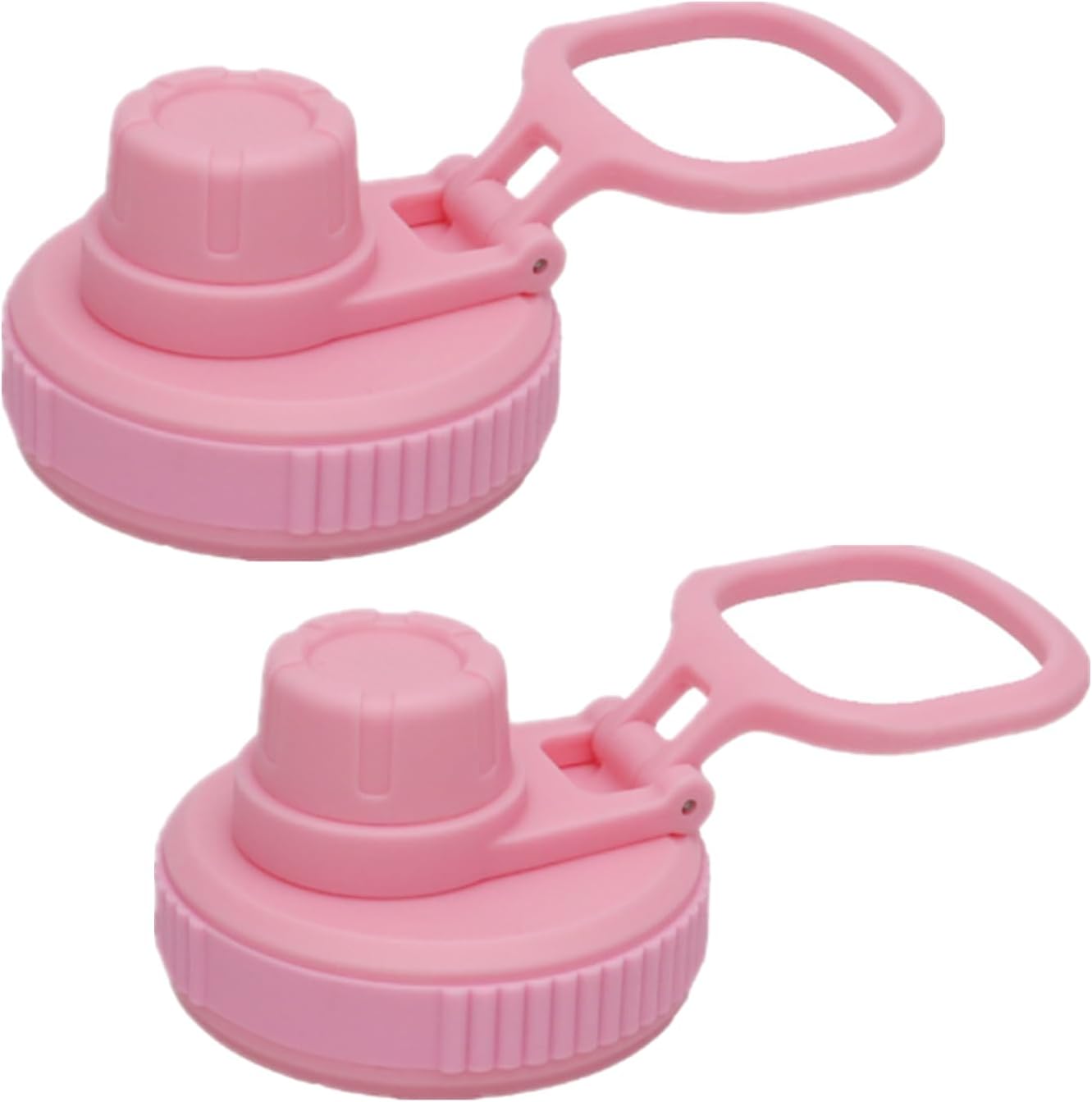 Aurora Spout Lid for Hydro Flask Wide Mouth 12, 16,18,20, 32, 40, 64 OZ Water Bottles Flip Lid for Hydro flask Wide Mouth (Pink, 2Pcs)