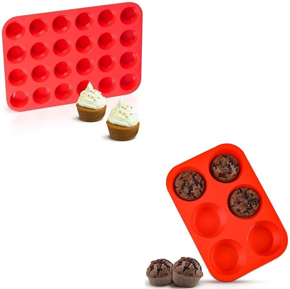 Mini Cupcake Pan & 3.5" Jumbo Muffin -