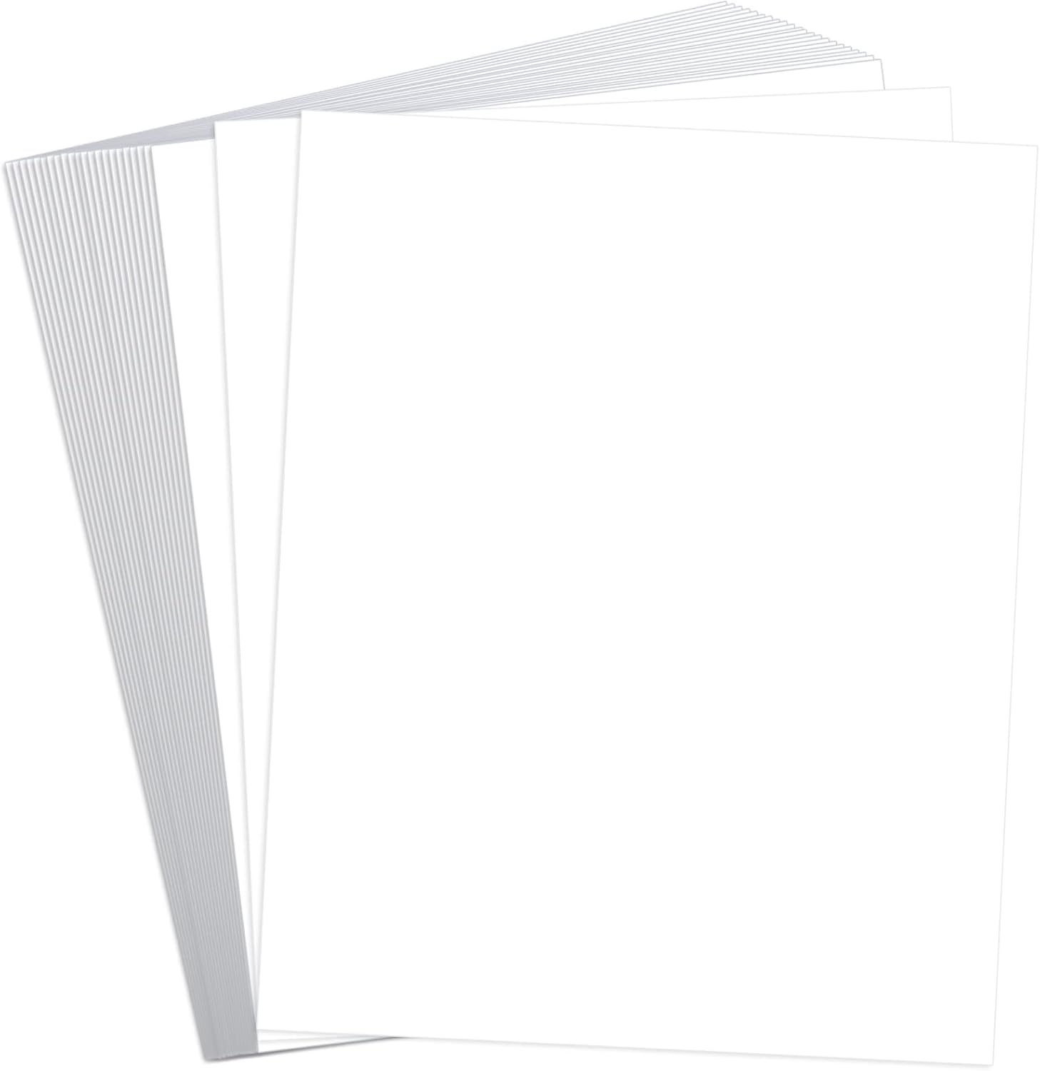 White Cardstock, 8x10 Cardstock Paper, 250gsm Thick Smooth Card Paper,90 Lb Heavy Stock Printer Paper For Stationary Printing, Invitations, Cards, Menus, Images(25Sheets) -