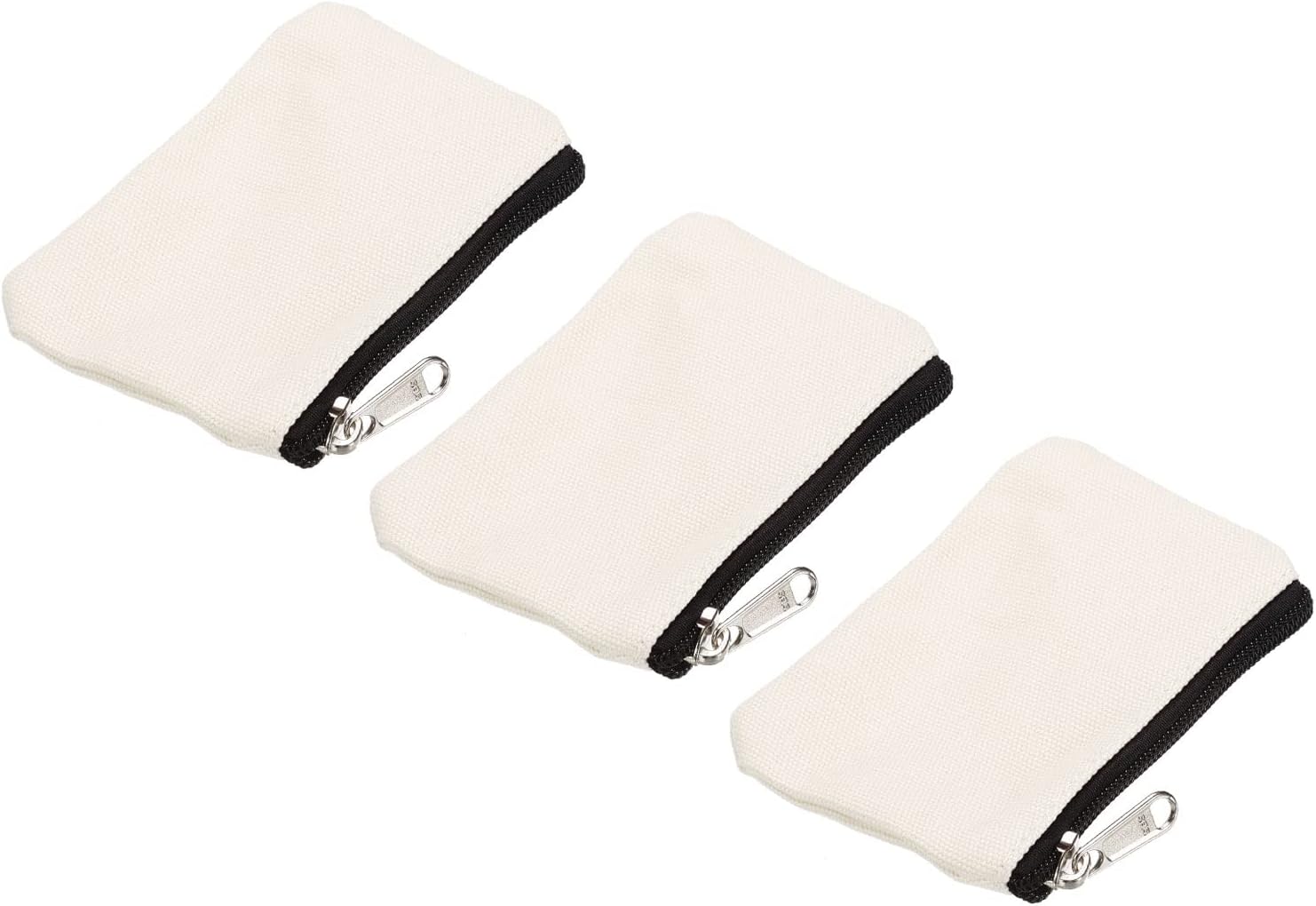 Cotton Drawstring Bags, Canvas Backpack Foldable Sports Gym Bags for Women Men Trip, Black 34cm