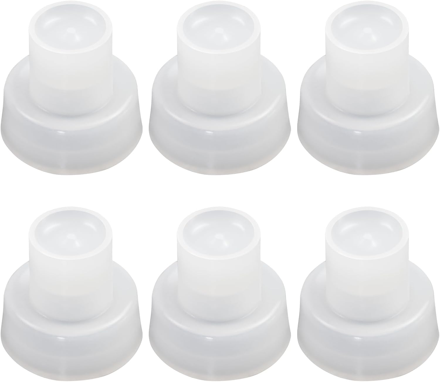6 Pack 00600.1000 Faucet Silicone Rubber Seat Cup, Fit for Bunn Beverage Equipment (6) -