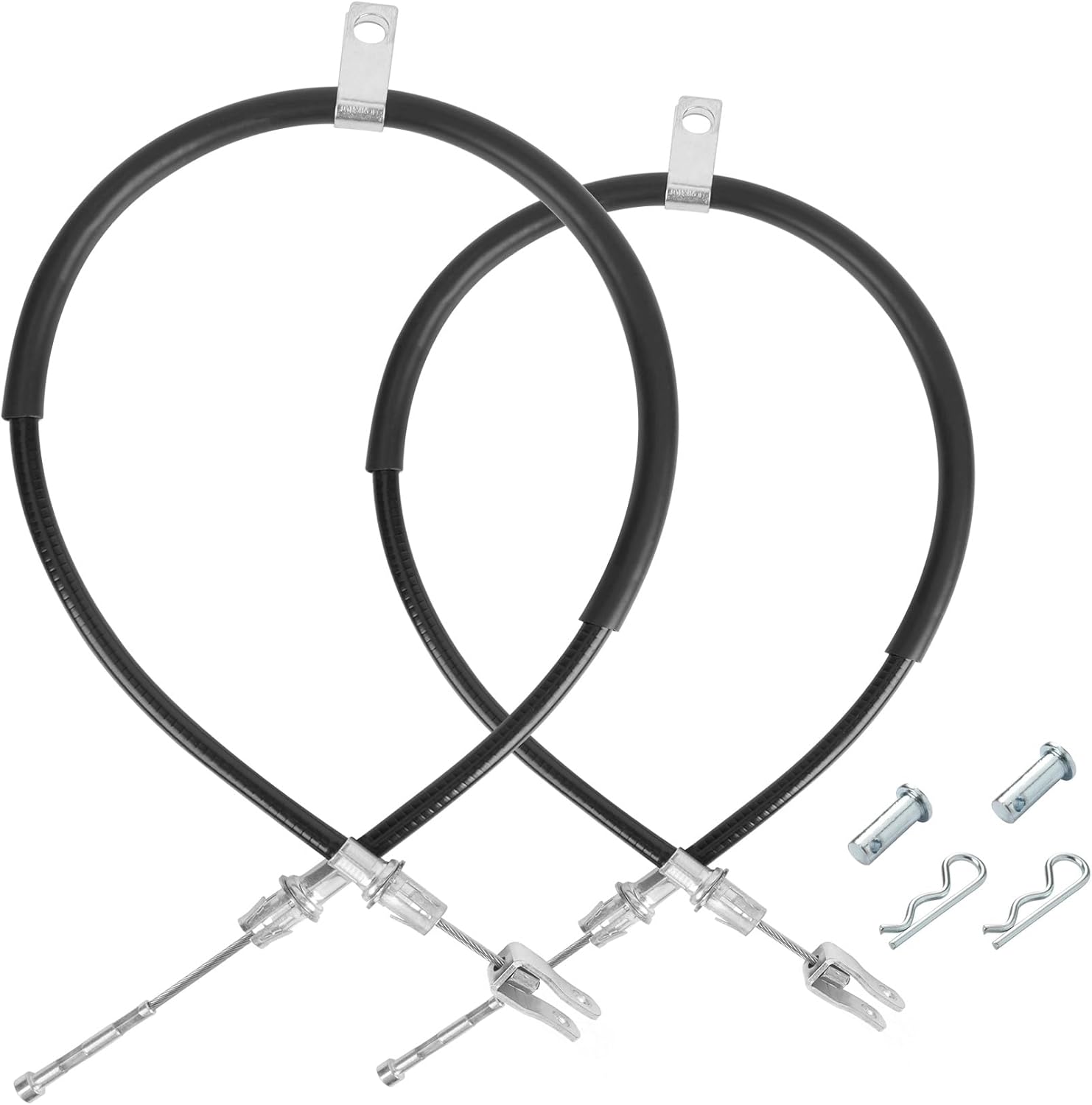 2PCS Club Car Precedent Brake Cable Stainless Steel Core Driver & Passenger Side 2004+ G&E Golf Cart -