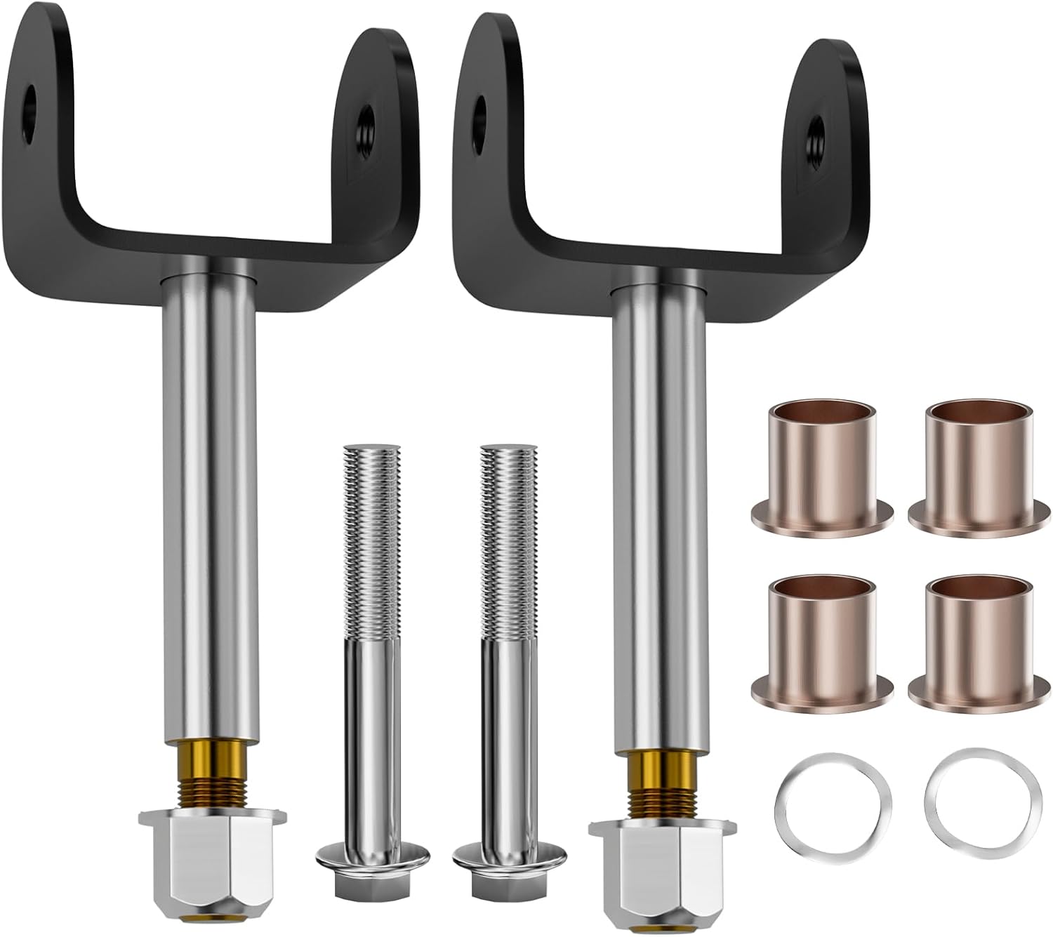 Club Car Precedent Kin Pin, Golf Cart Front End King Pin Repair Kit for 2004-Up Gas and Electric Carts, Replaces OEM 102287201 103638601 103638801 -