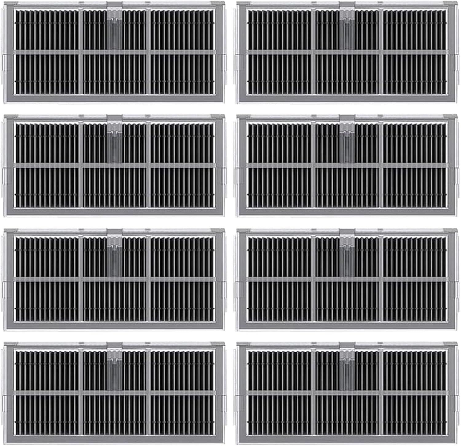 Replacement ilters Compatible with Dreame L10s Ultra Gen2/Gen3, L10s Pro Ultra Heat, L40s Ultra AE/CE, L40 Ultra, X40 Ultra/Master, X30 Ultra, Robot Vacuum Accessories Parts, 8-pack